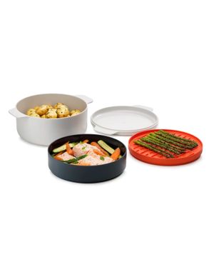 4-piece microwave cooking set