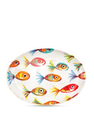 Pesci Colorati oval platter