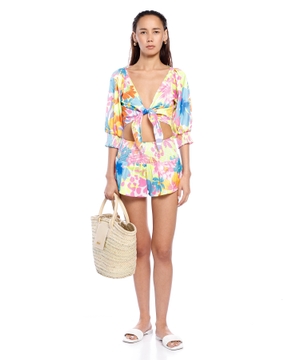 Floral-print top