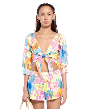 Floral-print top