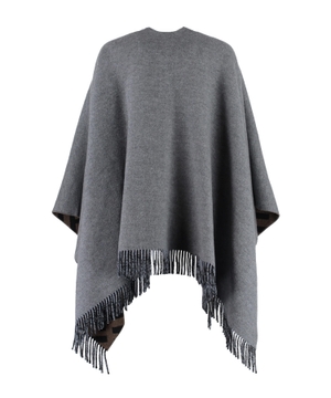 Fringe details poncho