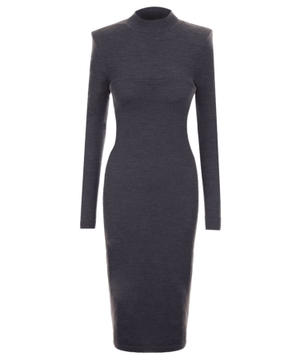 Talento long-sleeves midi dress