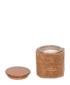 Candle in a Teddy fabric-covered jar