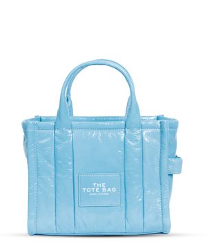 Cумка Micro The Tote из жатой кожи