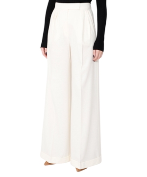 High-waist wide leg trousers