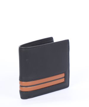 Logo detail leather wallet