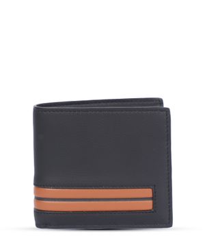 Logo detail leather wallet