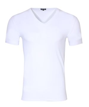 V-yaxalı qısaqol t-shirt