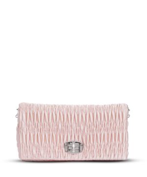 Кожаная сумка Miu Crystal Cloqué