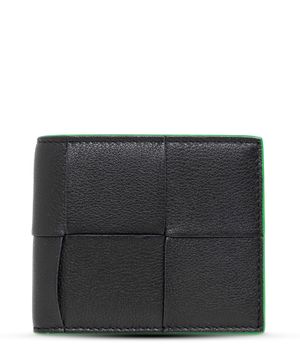 Intrecciato bi-fold wallet