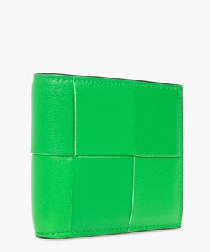 Intrecciato bi-fold wallet