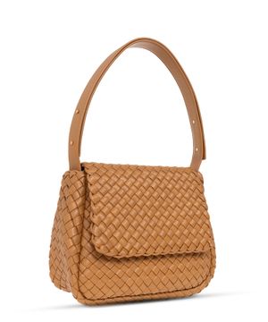 Cobble Small woven leather shoulder bag