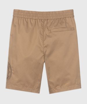 Logo detail cotton shorts