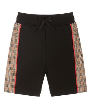 Micro сheck shorts with elasticated waist