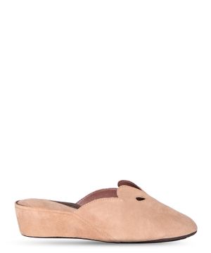 Cut-out upper detail slippers
