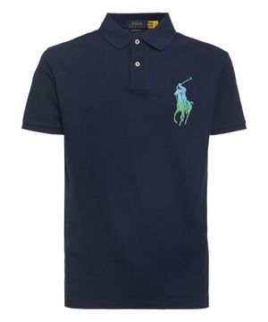 Polo with short sleeves and classic collar