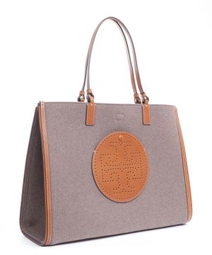 Ella Felt tote bag with logo detail