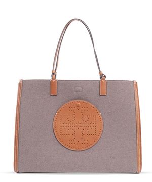 Ella Felt tote bag with logo detail