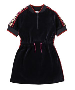 Short sleeve dress with elasticated waist