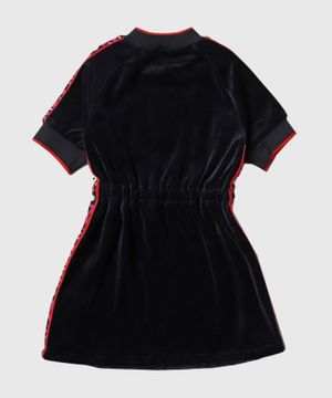 Short sleeve dress with elasticated waist