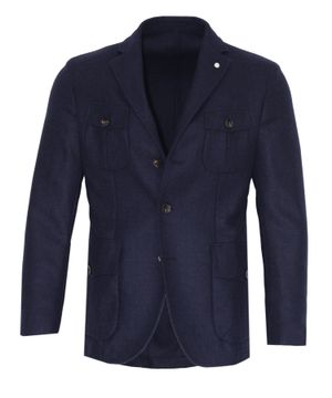 Buttoned pockets blazer