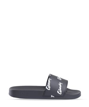 Logo printed sandals