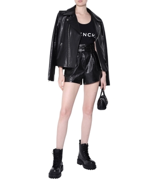Logo printed sleeveless top