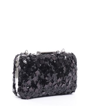 Sequins embellished clutch