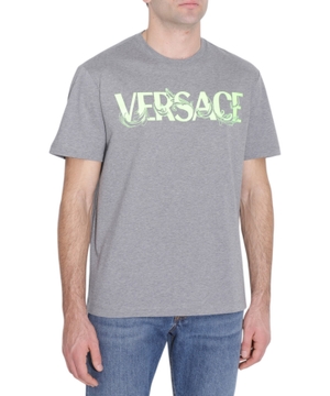 Short sleeve T-shirt with logo print