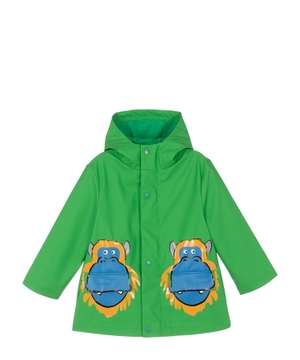 Print hooded jacket