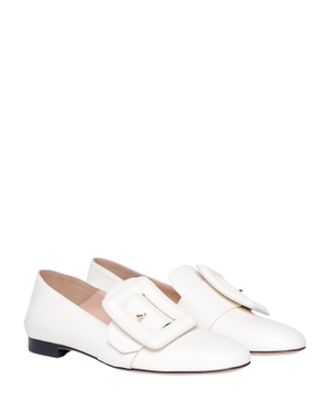 Janelle belt detail loafers