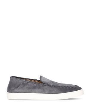 Suede slip-on