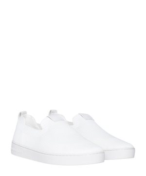 Juno stretch knit sneakers with logo detail