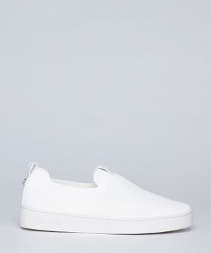 Juno stretch knit sneakers with logo detail