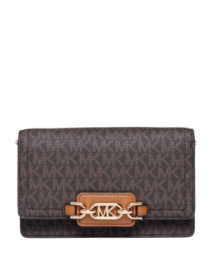 Shoulder bag with logo print