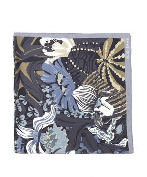 Printed silk scarf