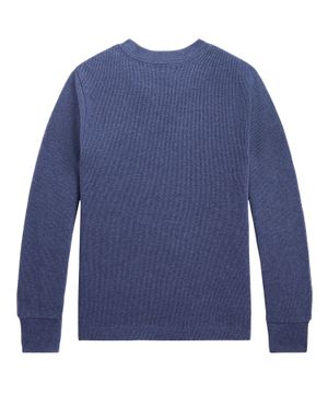 Round neck sweater with long sleeves