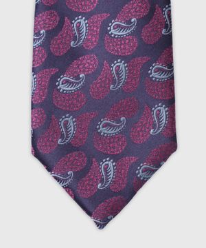 Buta patterned tie