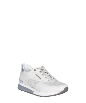 Panelled design lace-up sneakers