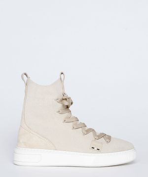 Lace up sneakers with logo detail