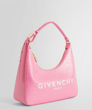 Shoulder bag with logo print