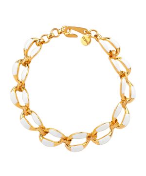 Gold Enamel necklace