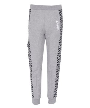 Side logo printed jogging pants