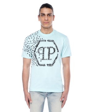 Printed T-shirt with short sleeves