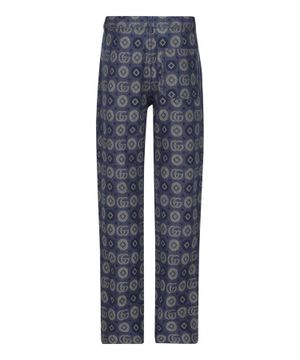 All-over logo print trousers