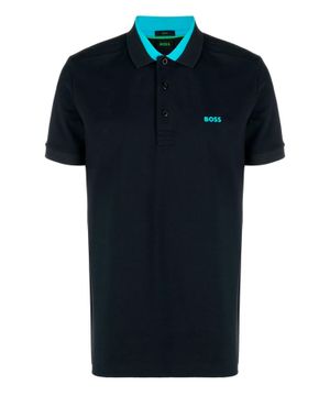 Polo with short sleeves and classic collar