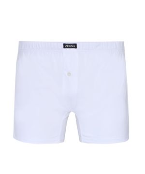 Button detail cotton boxers