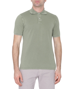 Polo t-shirt with two button fastening