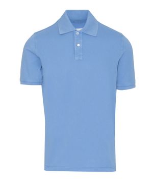 Polo t-shirt with two button fastening