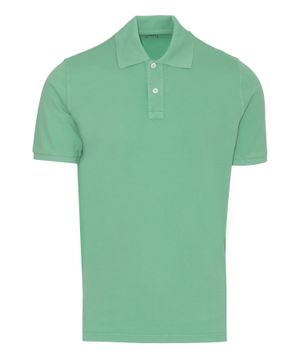 Polo t-shirt with two button fastening